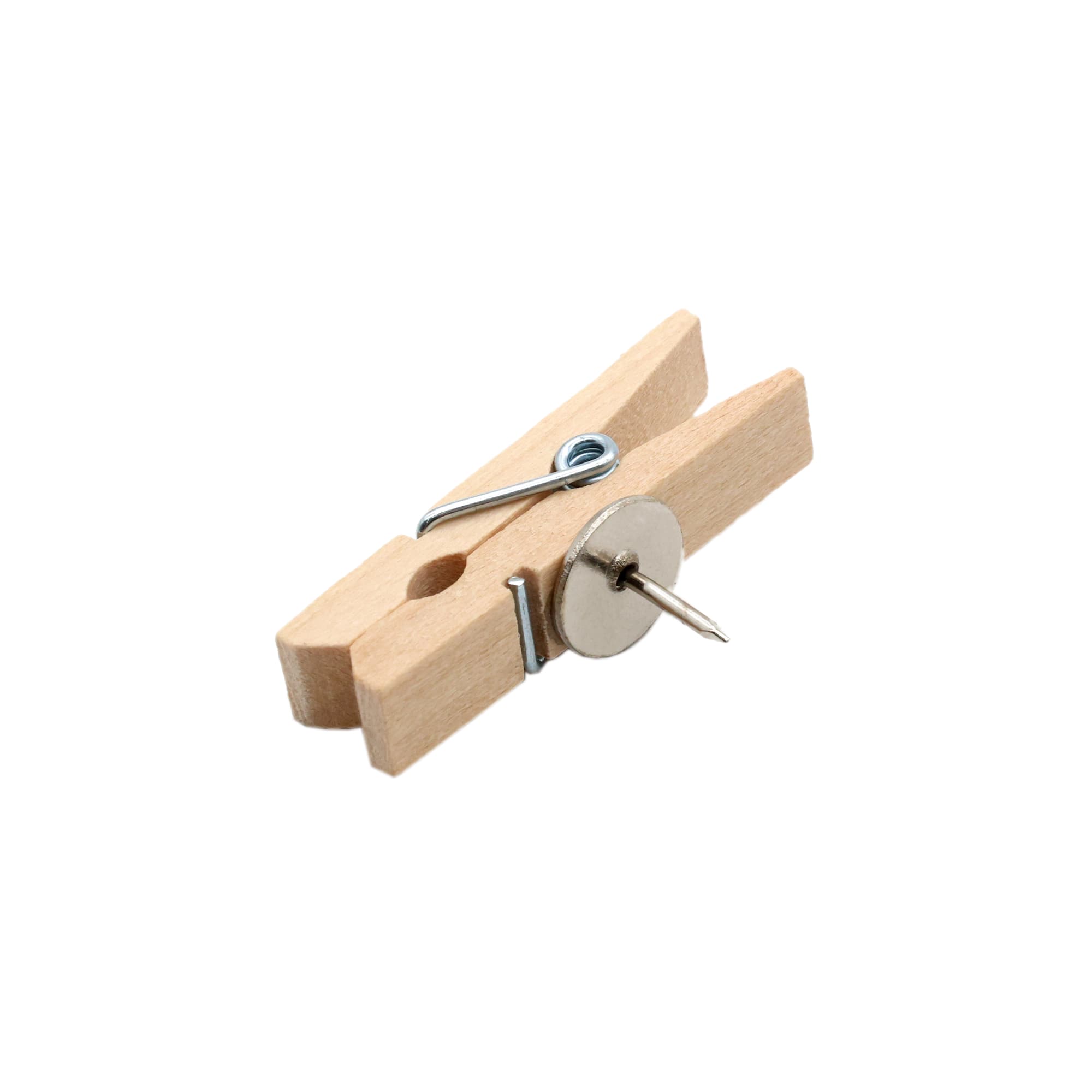 Wood Push Pin Clips, 20ct. by B2C™